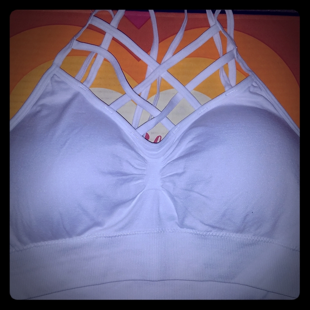 White bralette
